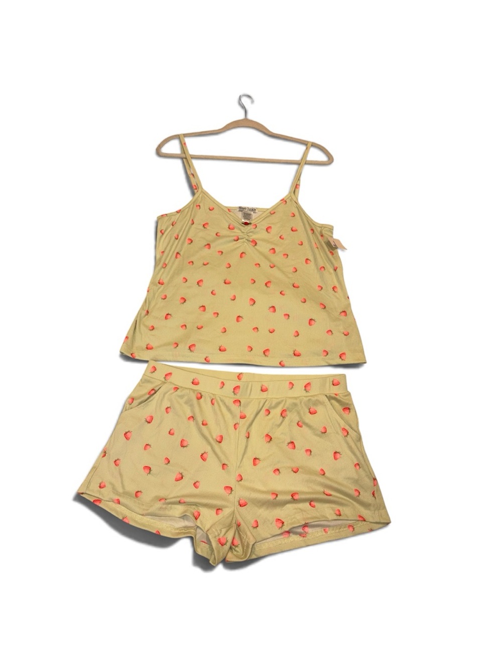 Sleep Junkie Ribbed PJ Short Set Size XL